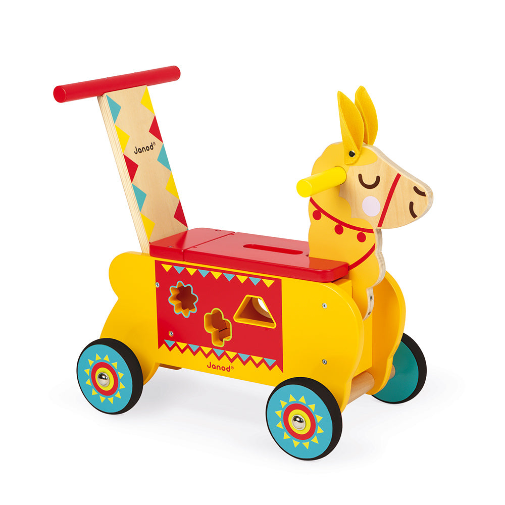 Janod Llama Wooden Ride On – Mama Loves Boutique